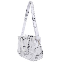 Astronaut-moon-space-astronomy Rope Handles Shoulder Strap Bag