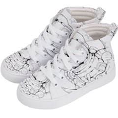 Astronaut-moon-space-astronomy Kids  Hi-Top Skate Sneakers