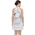 Astronaut-moon-space-astronomy Velvet Halter Neckline Dress  View2