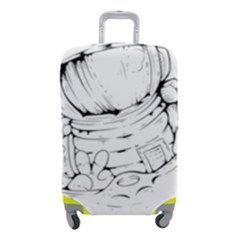 Astronaut-moon-space-astronomy Luggage Cover (Small)