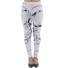 Astronaut-moon-space-astronomy Lightweight Velour Leggings