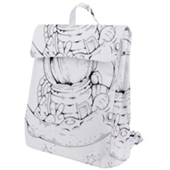 Astronaut-moon-space-astronomy Flap Top Backpack
