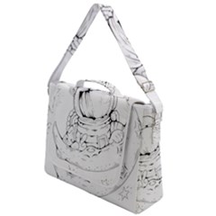 Astronaut-moon-space-astronomy Box Up Messenger Bag