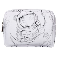 Astronaut-moon-space-astronomy Make Up Pouch (Medium)