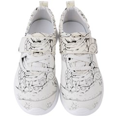 Astronaut-moon-space-astronomy Men s Velcro Strap Shoes