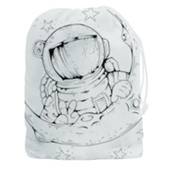 Astronaut-moon-space-astronomy Drawstring Pouch (3XL)