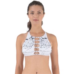 Astronaut-moon-space-astronomy Perfectly Cut Out Bikini Top