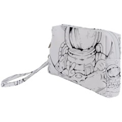 Astronaut-moon-space-astronomy Wristlet Pouch Bag (Small)
