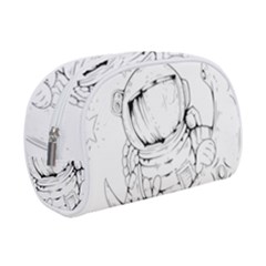 Astronaut-moon-space-astronomy Make Up Case (Small)