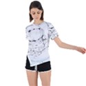 Astronaut-moon-space-astronomy Asymmetrical Short Sleeve Sports Tee View1