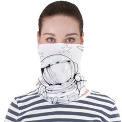 Astronaut-moon-space-astronomy Face Seamless Bandana (Adult)