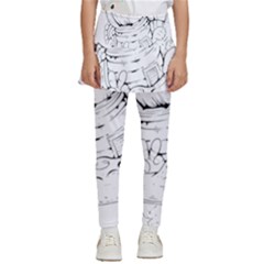 Astronaut-moon-space-astronomy Kids  Skirted Pants