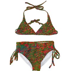 Background-pattern-texture- Kids  Classic Bikini Set