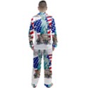 Statue Of Liberty Independence Day Poster Art Men s Long Sleeve Satin Pajamas Set View2