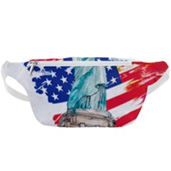 Statue Of Liberty Independence Day Poster Art Waist Bag 