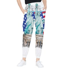 Statue Of Liberty Independence Day Poster Art Tapered Pants