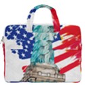 Statue Of Liberty Independence Day Poster Art MacBook Pro13  Double Pocket Laptop Bag View2