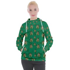 Water Lilies In The Soft Clear Warm Tropical Sea Women s Hooded Pullover by pepitasart