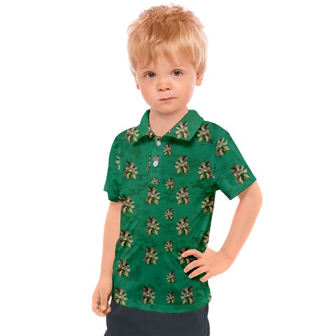 Water Lilies In The Soft Clear Warm Tropical Sea Kids  Polo Tee by pepitasart