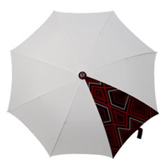 Abstract Pattern Geometric Backgrounds Hook Handle Umbrellas (medium) by Eskimos