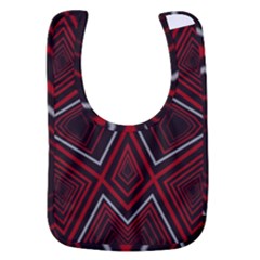 Abstract Pattern Geometric Backgrounds Baby Bib by Eskimos