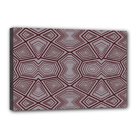 Abstract Pattern Geometric Backgrounds Canvas 18  X 12  (stretched) by Eskimos