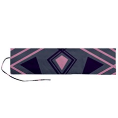 Abstract Pattern Geometric Backgrounds  Roll Up Canvas Pencil Holder (l) by Eskimos