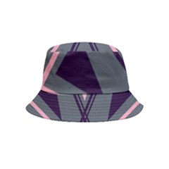 Abstract Pattern Geometric Backgrounds  Bucket Hat (kids) by Eskimos