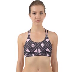 Abstract Pattern Geometric Backgrounds Back Web Sports Bra by Eskimos