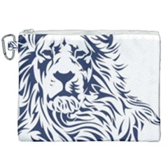 Head Art-lion Drawing Canvas Cosmetic Bag (xxl)