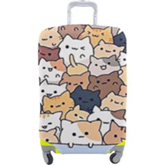 Cat-kitten Luggage Cover (large) by Jancukart