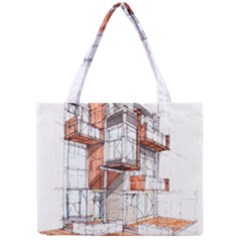 Rag-flats-onion-flats-llc-architecture-drawing Graffiti-architecture Mini Tote Bag