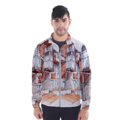 Rag-flats-onion-flats-llc-architecture-drawing Graffiti-architecture Men s Windbreaker