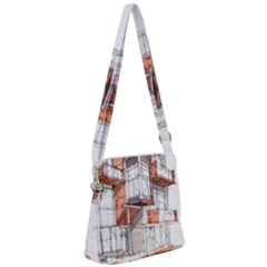 Rag-flats-onion-flats-llc-architecture-drawing Graffiti-architecture Zipper Messenger Bag