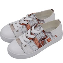 Rag-flats-onion-flats-llc-architecture-drawing Graffiti-architecture Kids  Low Top Canvas Sneakers