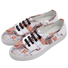 Rag-flats-onion-flats-llc-architecture-drawing Graffiti-architecture Women s Classic Low Top Sneakers