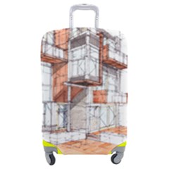Rag-flats-onion-flats-llc-architecture-drawing Graffiti-architecture Luggage Cover (Medium)