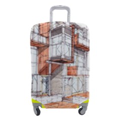 Rag-flats-onion-flats-llc-architecture-drawing Graffiti-architecture Luggage Cover (Small)