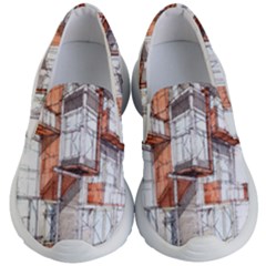 Rag-flats-onion-flats-llc-architecture-drawing Graffiti-architecture Kids Lightweight Slip Ons