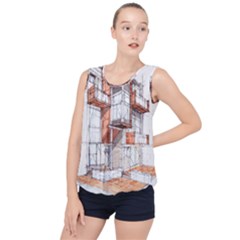 Rag-flats-onion-flats-llc-architecture-drawing Graffiti-architecture Bubble Hem Chiffon Tank Top