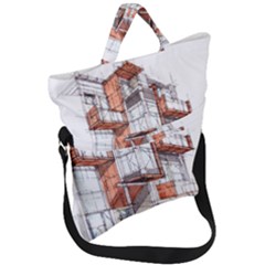 Rag-flats-onion-flats-llc-architecture-drawing Graffiti-architecture Fold Over Handle Tote Bag