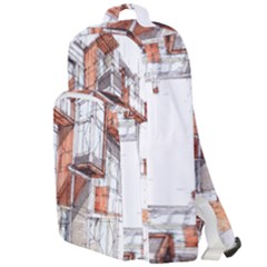 Rag-flats-onion-flats-llc-architecture-drawing Graffiti-architecture Double Compartment Backpack