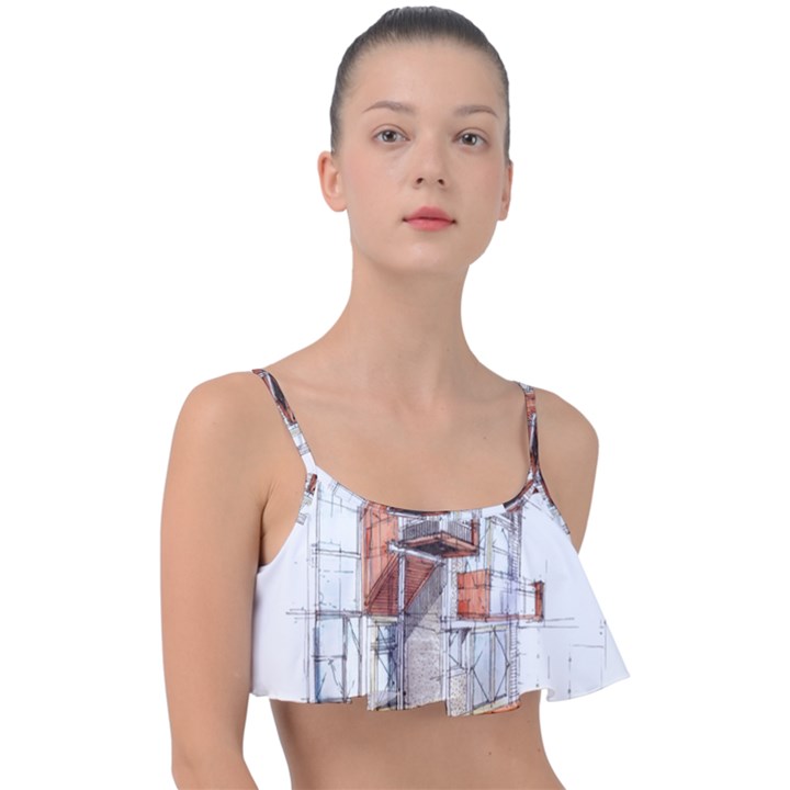 Rag-flats-onion-flats-llc-architecture-drawing Graffiti-architecture Frill Bikini Top