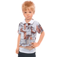 Rag-flats-onion-flats-llc-architecture-drawing Graffiti-architecture Kids  Polo Tee