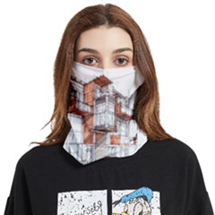 Rag-flats-onion-flats-llc-architecture-drawing Graffiti-architecture Face Covering Bandana (Two Sides)