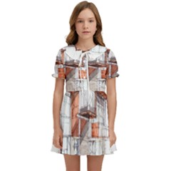 Rag-flats-onion-flats-llc-architecture-drawing Graffiti-architecture Kids  Sweet Collar Dress