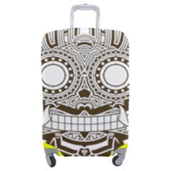 Barong-mask-art-bali Luggage Cover (medium) by Jancukart