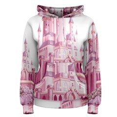 Pink Castle Women s Pullover Hoodie by Jancukart