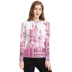 Pink Castle Women s Long Sleeve Rash Guard by Jancukart