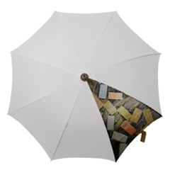 All That Glitters Is Gold  Hook Handle Umbrellas (small) by Hayleyboop